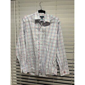 Peter Millar Crown Crafted Long‎ Sleeve Button Up Shirt - Size - M